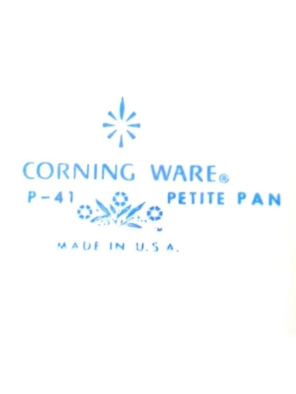 Vintage Corning Ware Corn Flower Blue Floral Design | EUC | Set Of 2